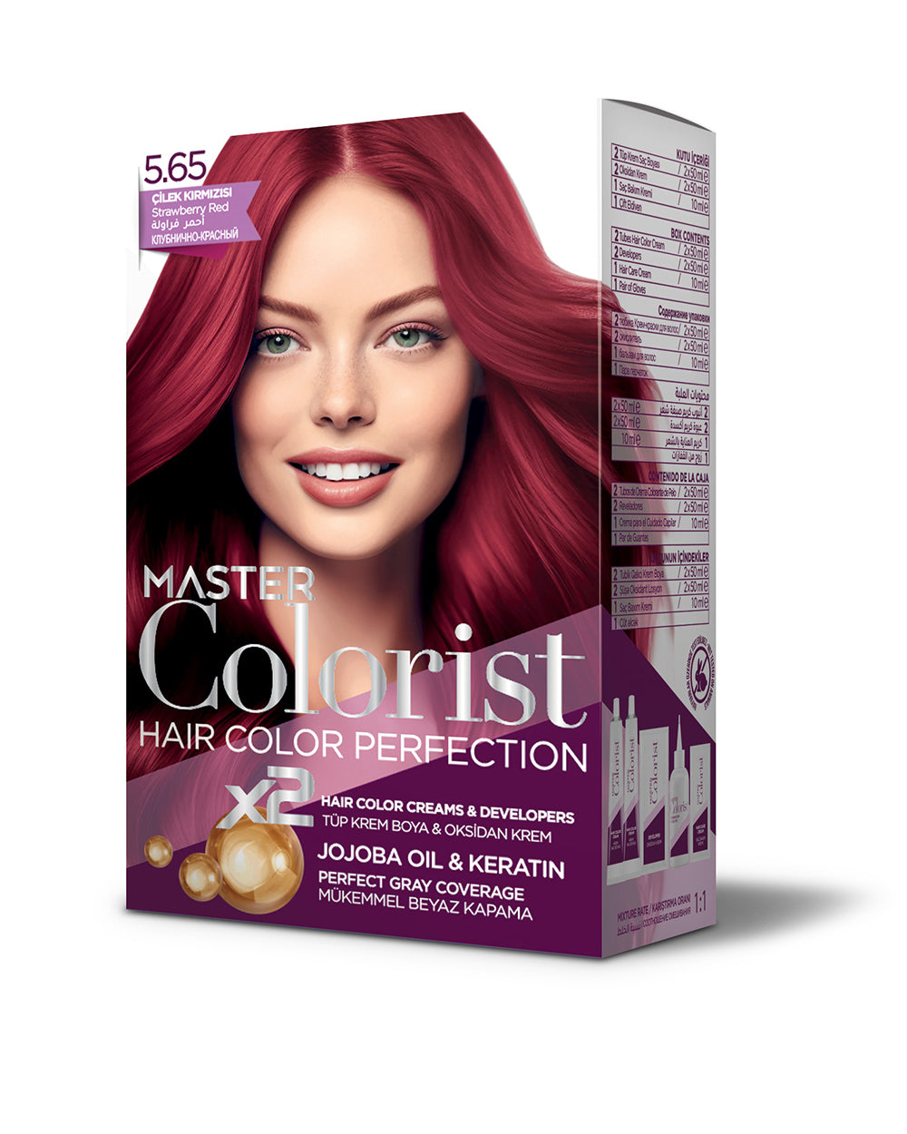 Master Colorist Set Boya 5.65 Çilek Kırmızısı – Lila Kozmetik