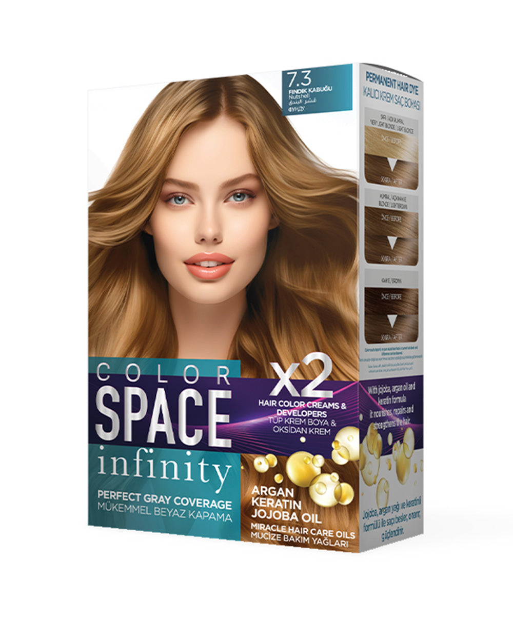 Color Space Set Boya 7.3 Fındık Kabuğu