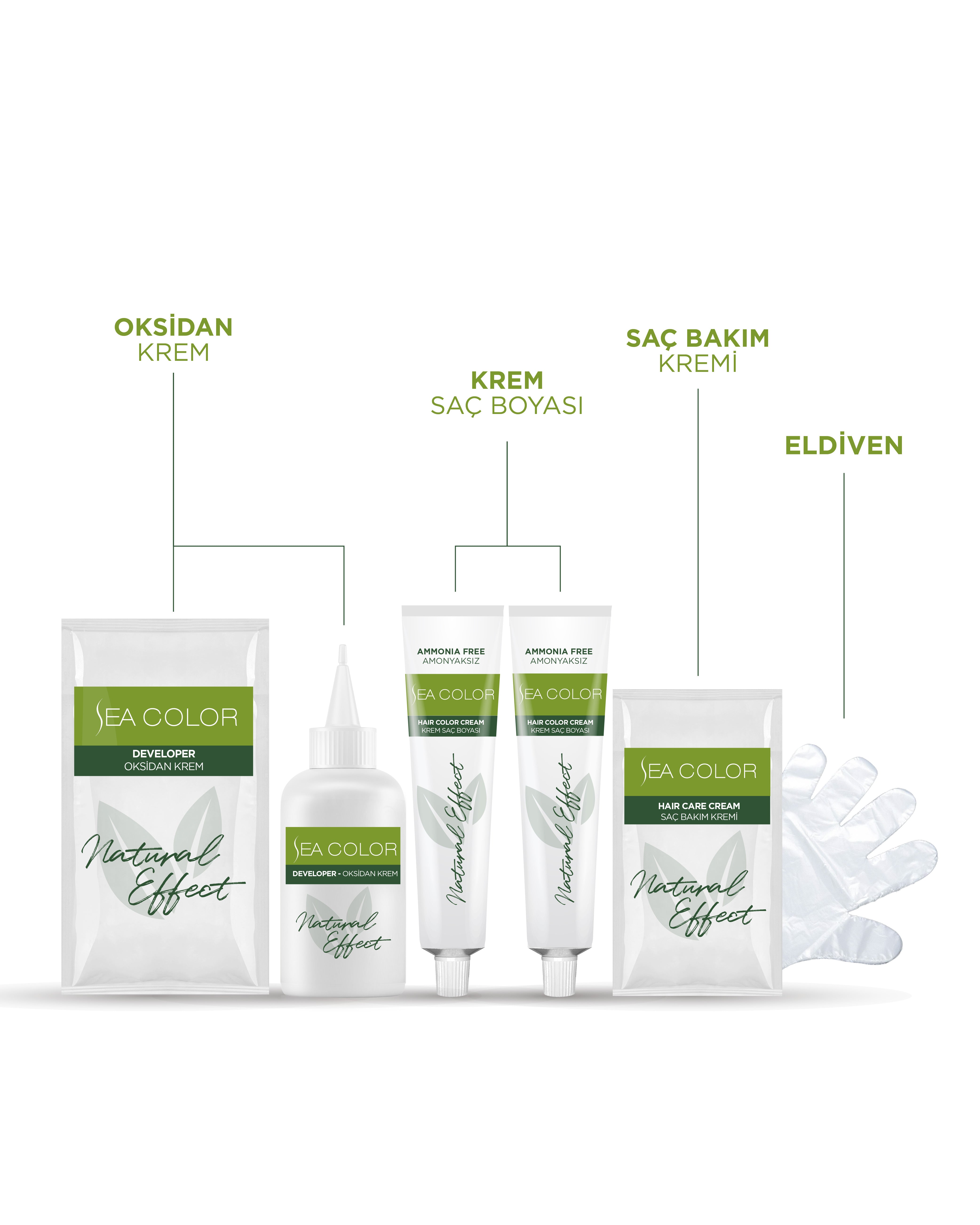 Sea Color Set Boya Amonyaksız 0.1 Platin Sarısı