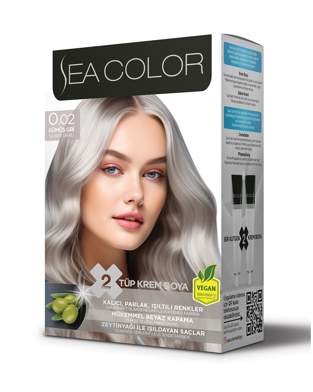 SEA COLOR SET BOYA 0.02 GÜMÜŞ GRİ