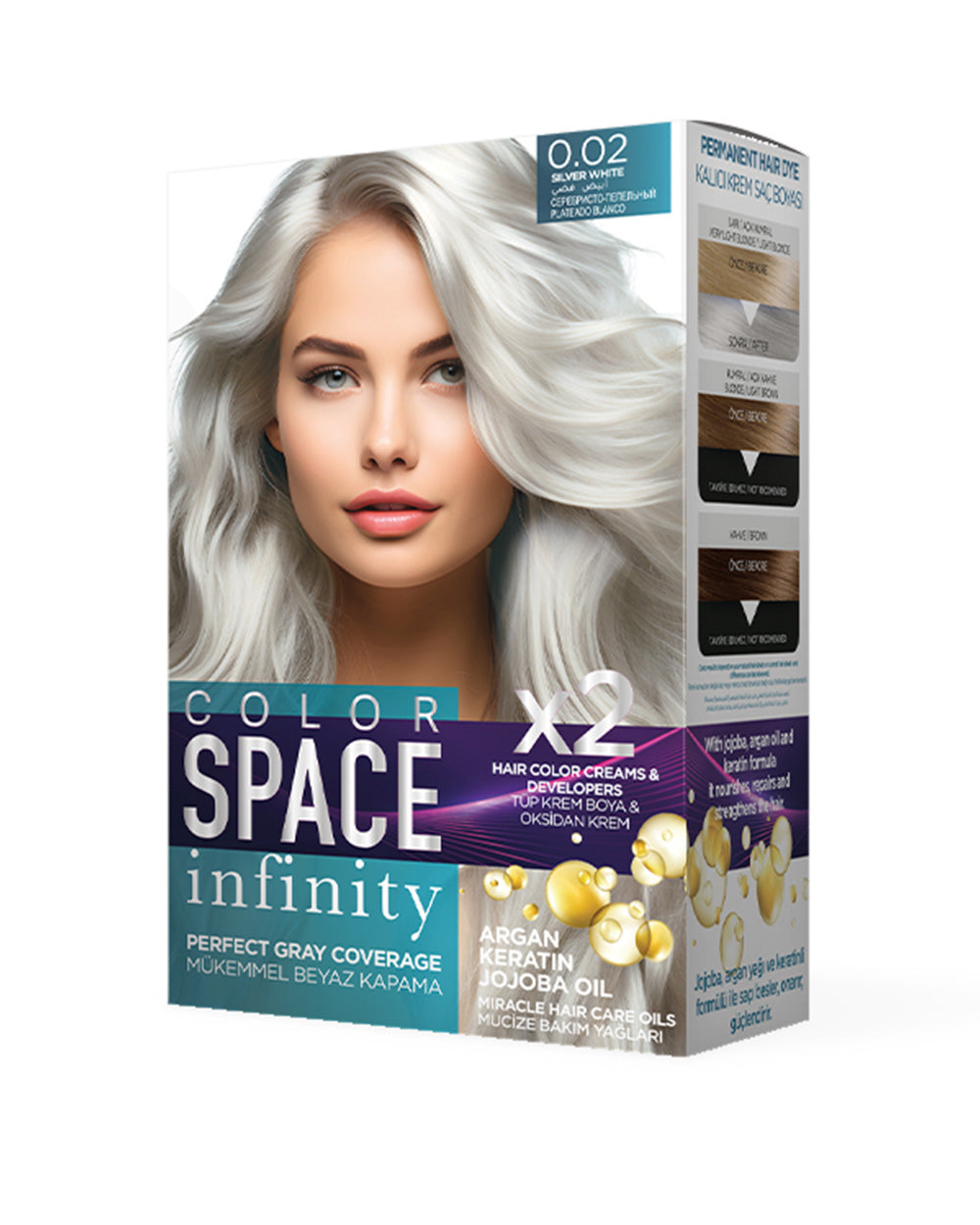 COLOR SPACE SET BOYA 0.02 SİLVER WHİTE