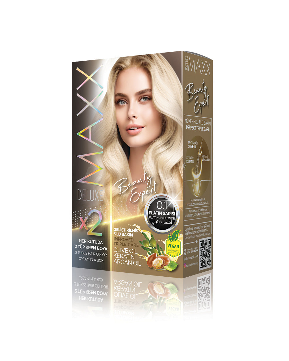 MAXX DELUXE SET BOYA 0.1 PLATİN SARISI