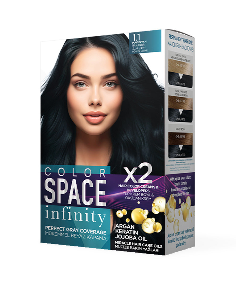 COLOR SPACE SET BOYA 1.1 MAVİ SİYAH