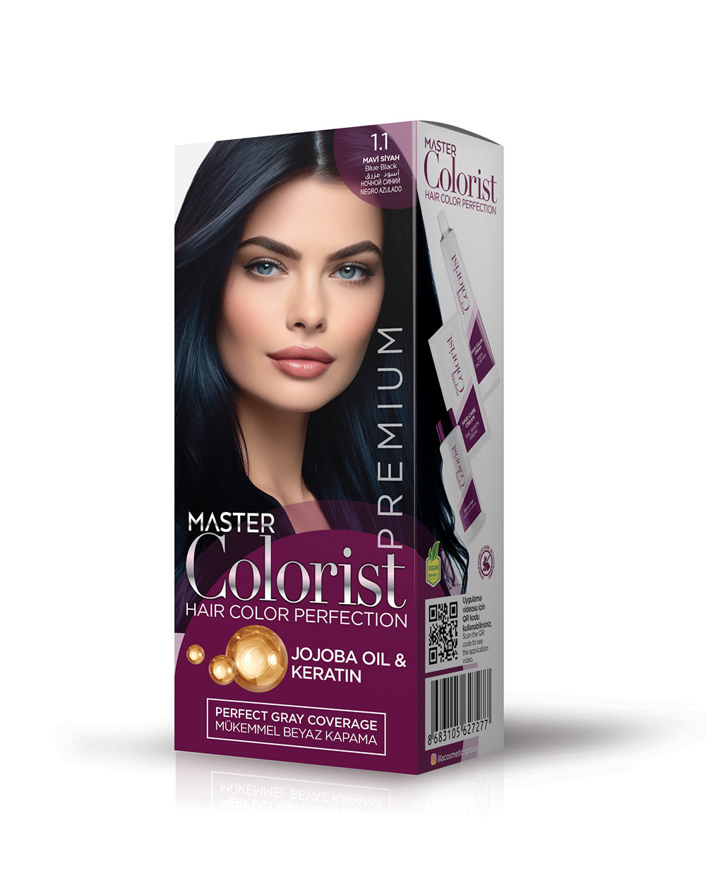 MASTER COLORIST PREMIUM YARI KİT  1.1 MAVİ SİYAH