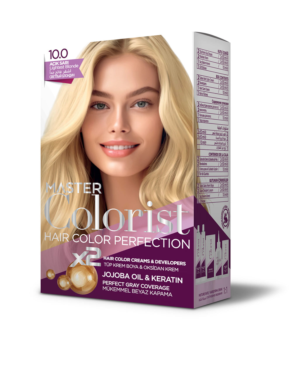 MASTER COLORİST SET BOYA 10.0 AÇIK SARI