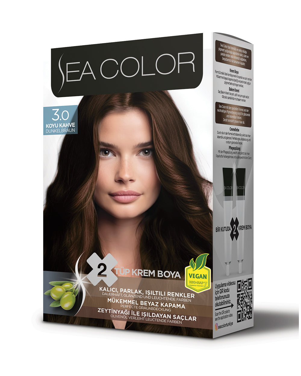 SEA COLOR SET BOYA 3.0 KOYU KAHVE