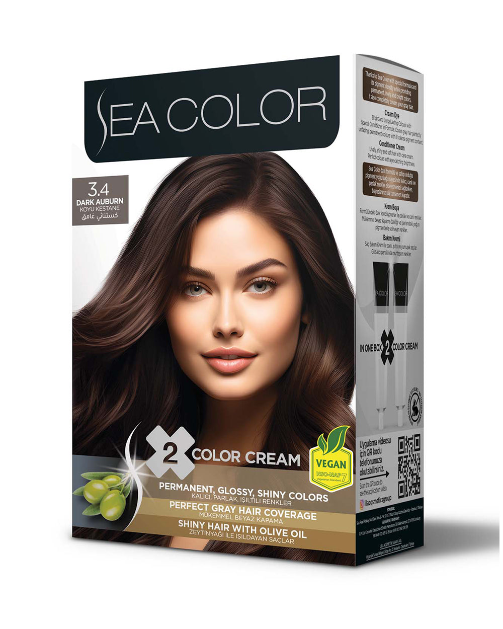 SEA COLOR SET BOYA 3.4 KOYU KESTANE