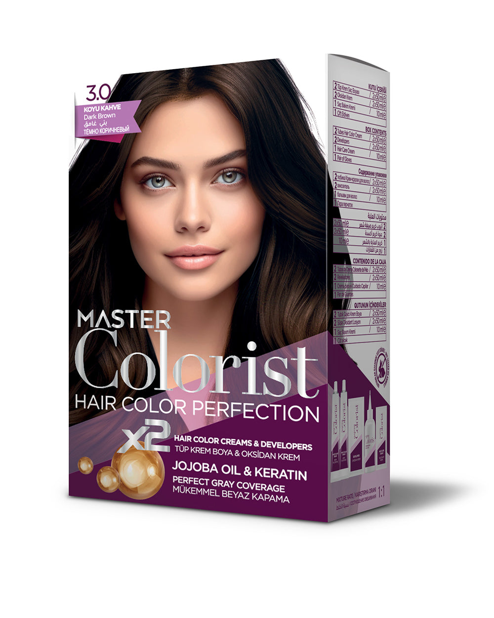 MASTER COLORİST SET BOYA 3.0 KOYU KAHVE