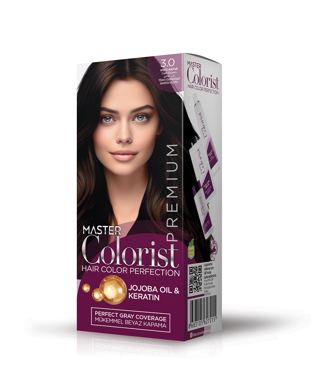 MASTER COLORIST PREMIUM YARI KİT  3.0 KOYU KAHVE