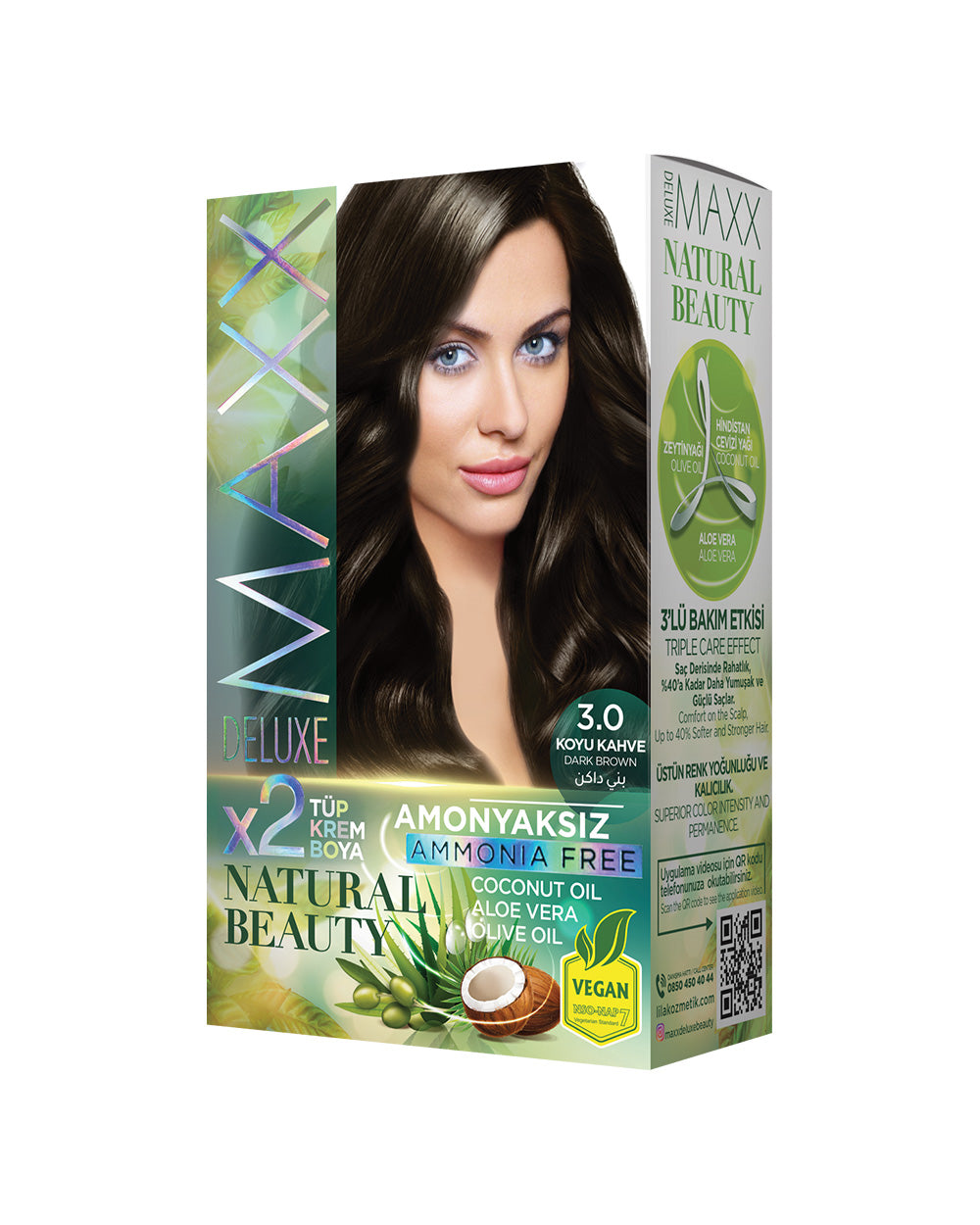 MAXX DELUXE SET BOYA AMONYAKSIZ 3.0 KOYU KAHVE