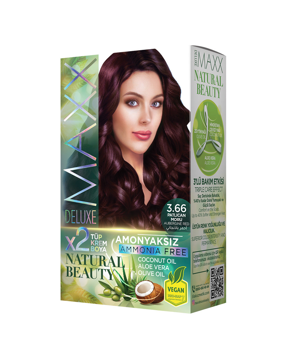 Maxx Deluxe Set Boya Amonyaksız 3.66 Patlıcan Moru