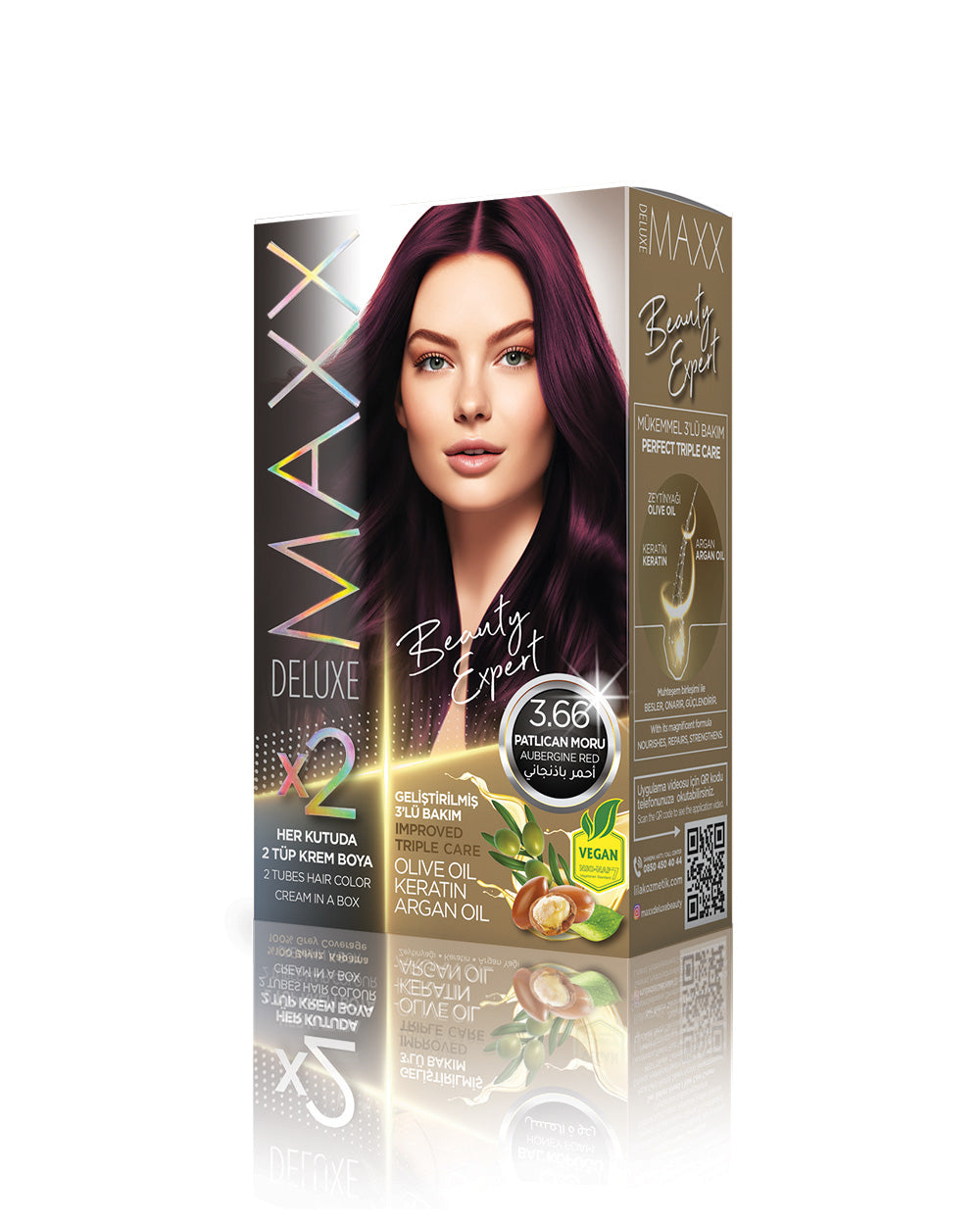 Maxx Deluxe Set Boya 3.66 Patlıcan Moru