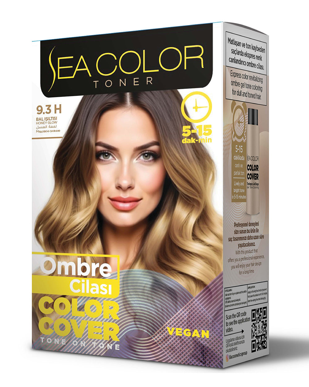 SEA COLOR 9.3H BAL IŞILTISI OMBRE SAÇ CİLASI