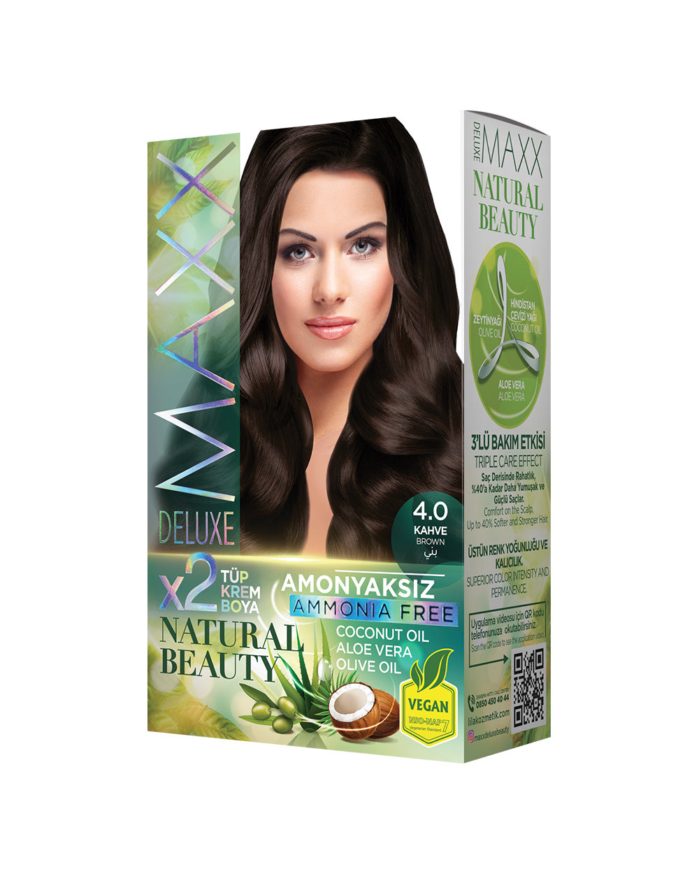 MAXX DELUXE SET BOYA AMONYAKSIZ 4.0 KOYU KAHVE