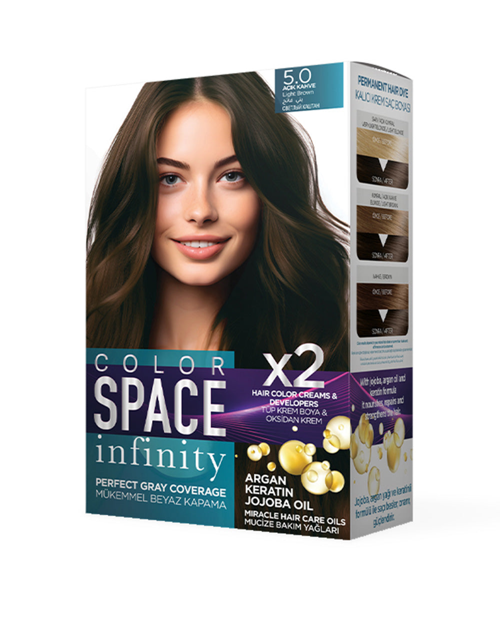 COLOR SPACE SET BOYA 5.0 AÇIK KAHVE