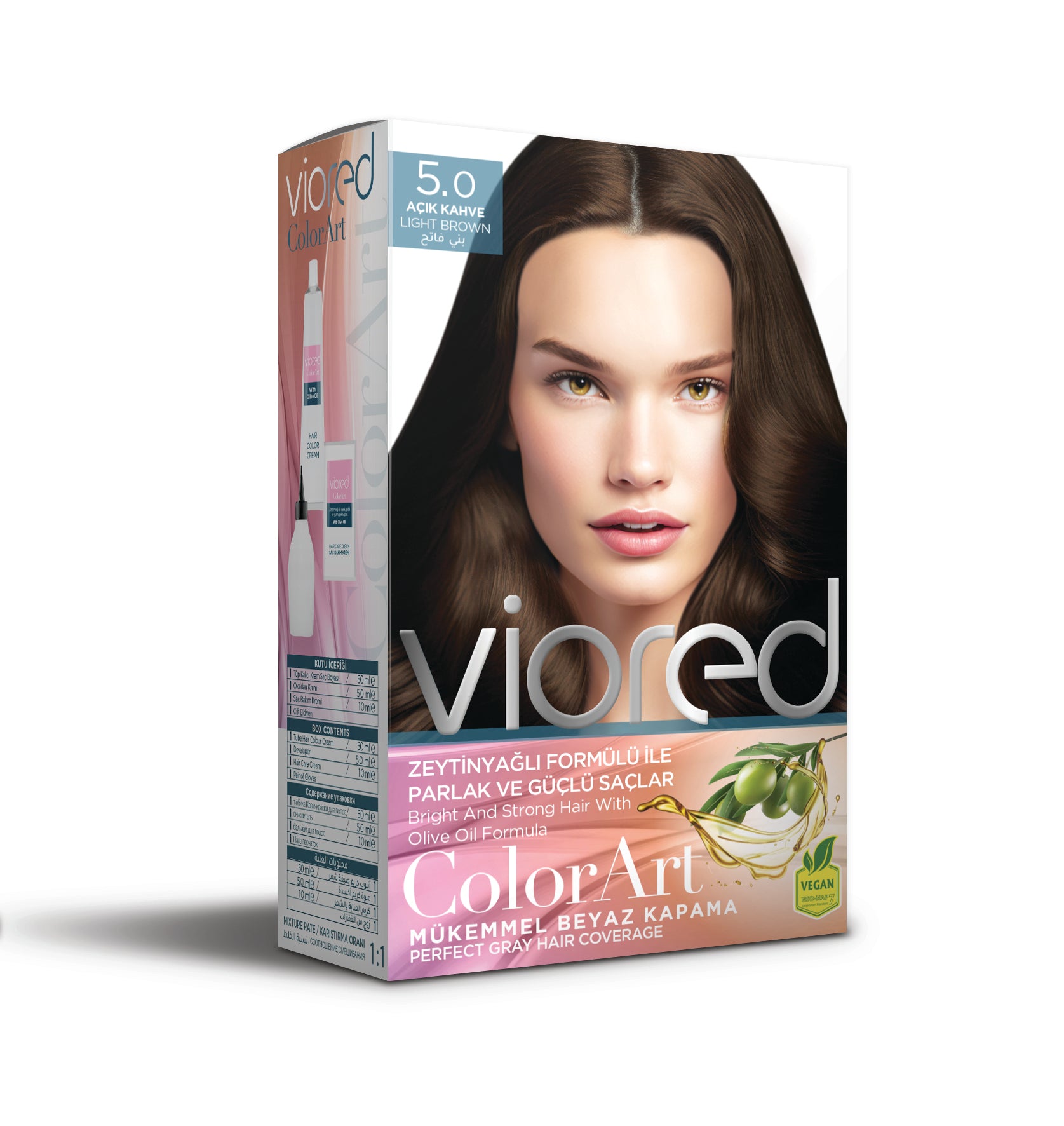 Viored ColorArt Set Boya 5.0 Açık Kahve