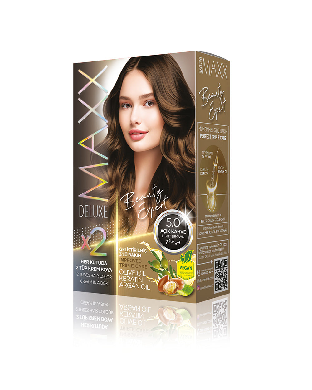 Maxx Deluxe Set Boya 5.0 Açık Kahve