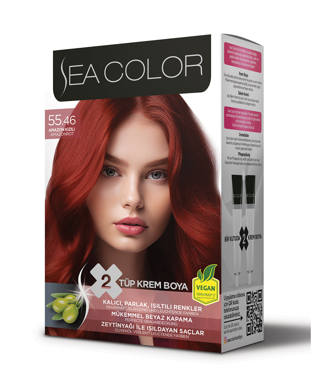 SEA COLOR SET BOYA 55.46 AMAZON KIZILI