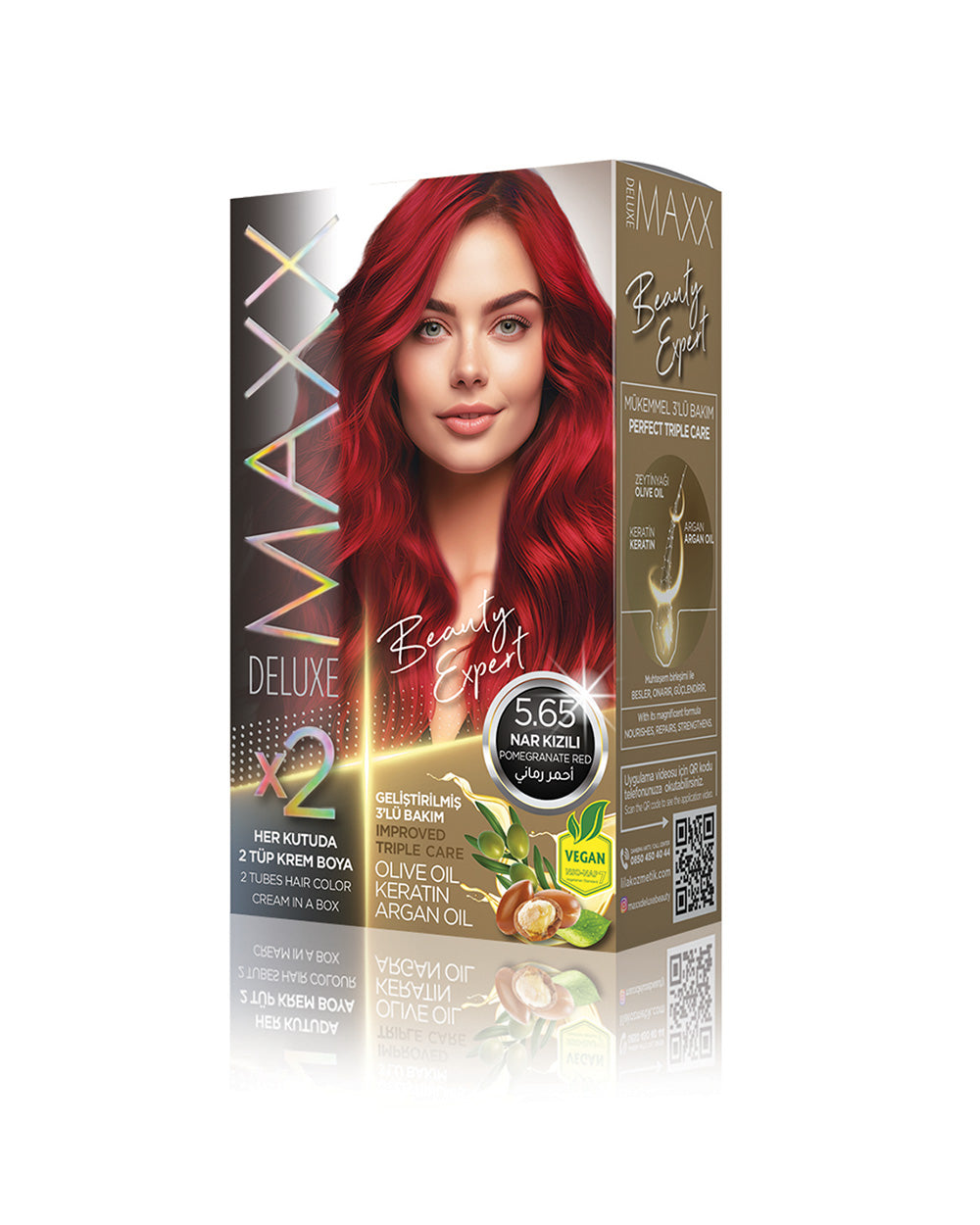 Maxx Deluxe Set Boya 5.65 Nar Kızılı