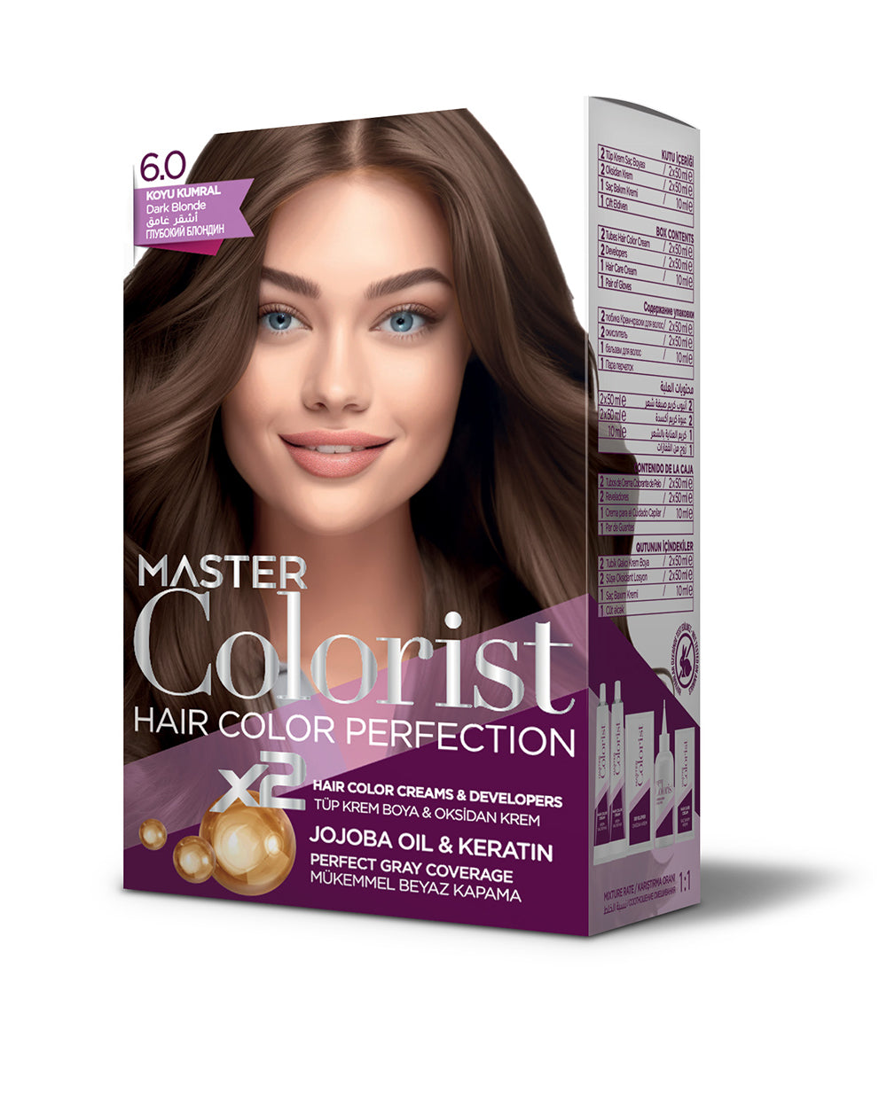 MASTER COLORİST SET BOYA 6.0 KOYU KUMRAL