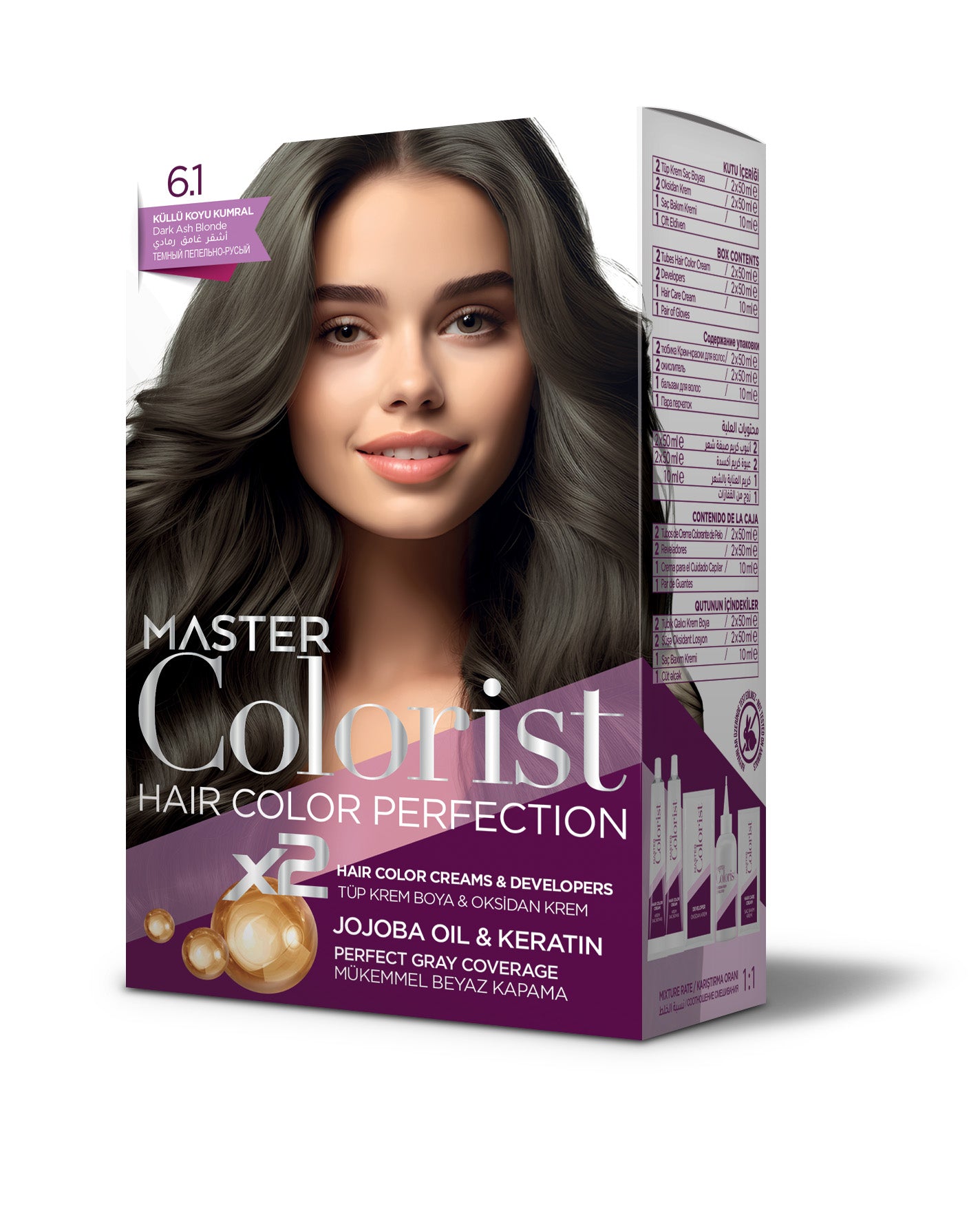 Master Colorist Set Boya 6.1 Küllü Koyu Kumral