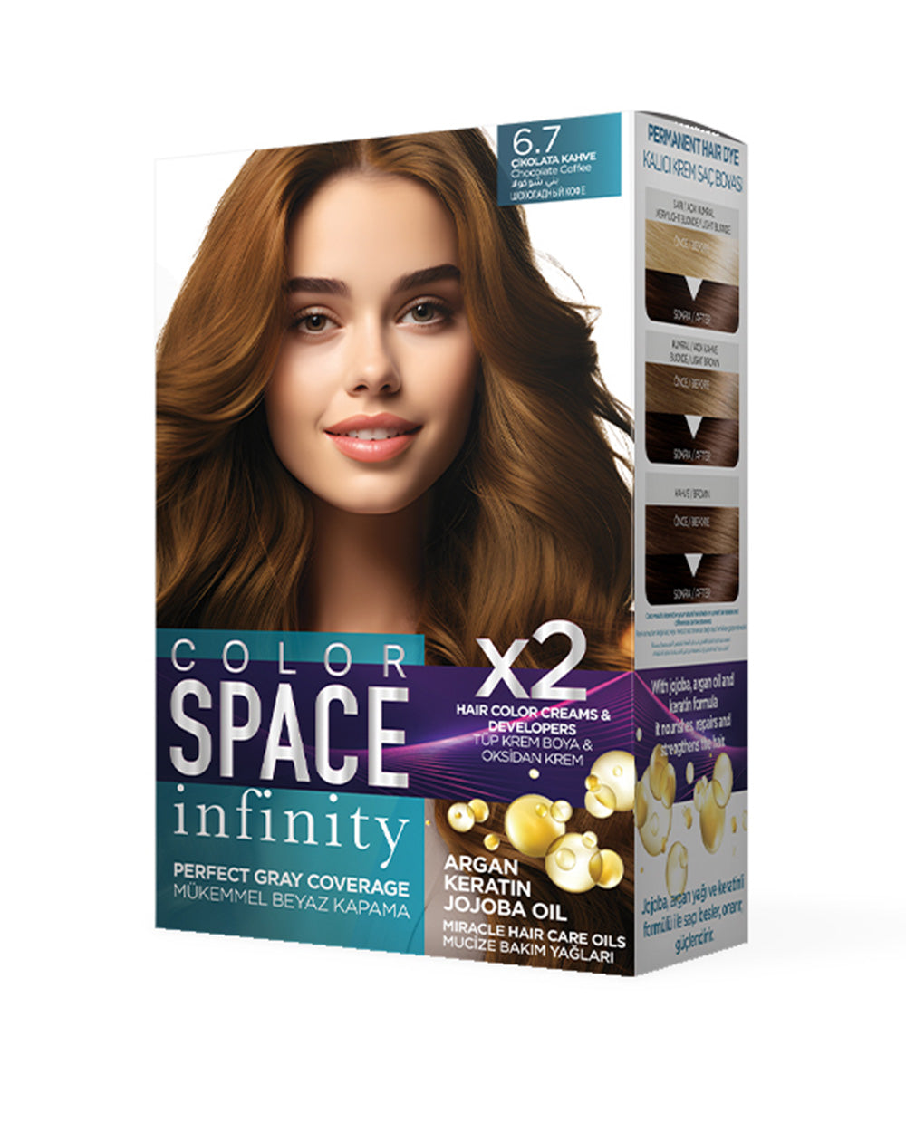 COLOR SPACE SET BOYA 6.7 ÇİKOLATA KAHVE