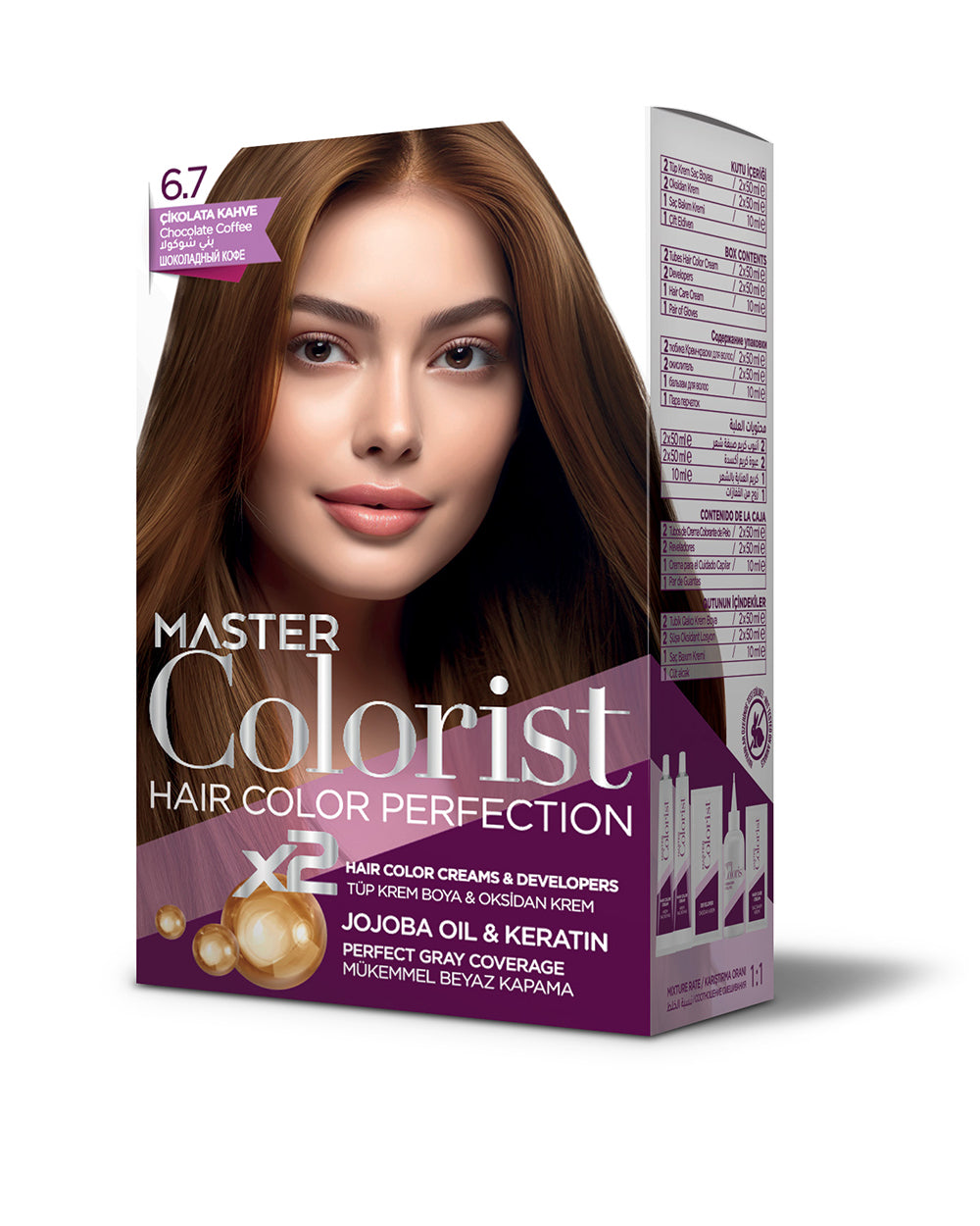 MASTER COLORİST SET BOYA 6.7 ÇİKOLATA KAHVE