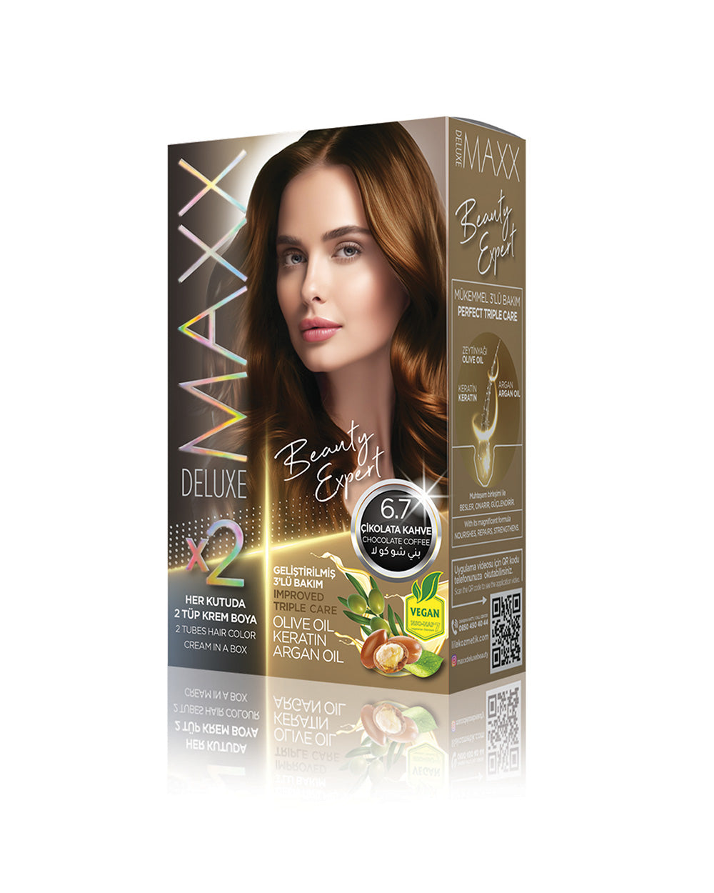 Maxx Deluxe Set Boya 6.7 Çikolata Kahve