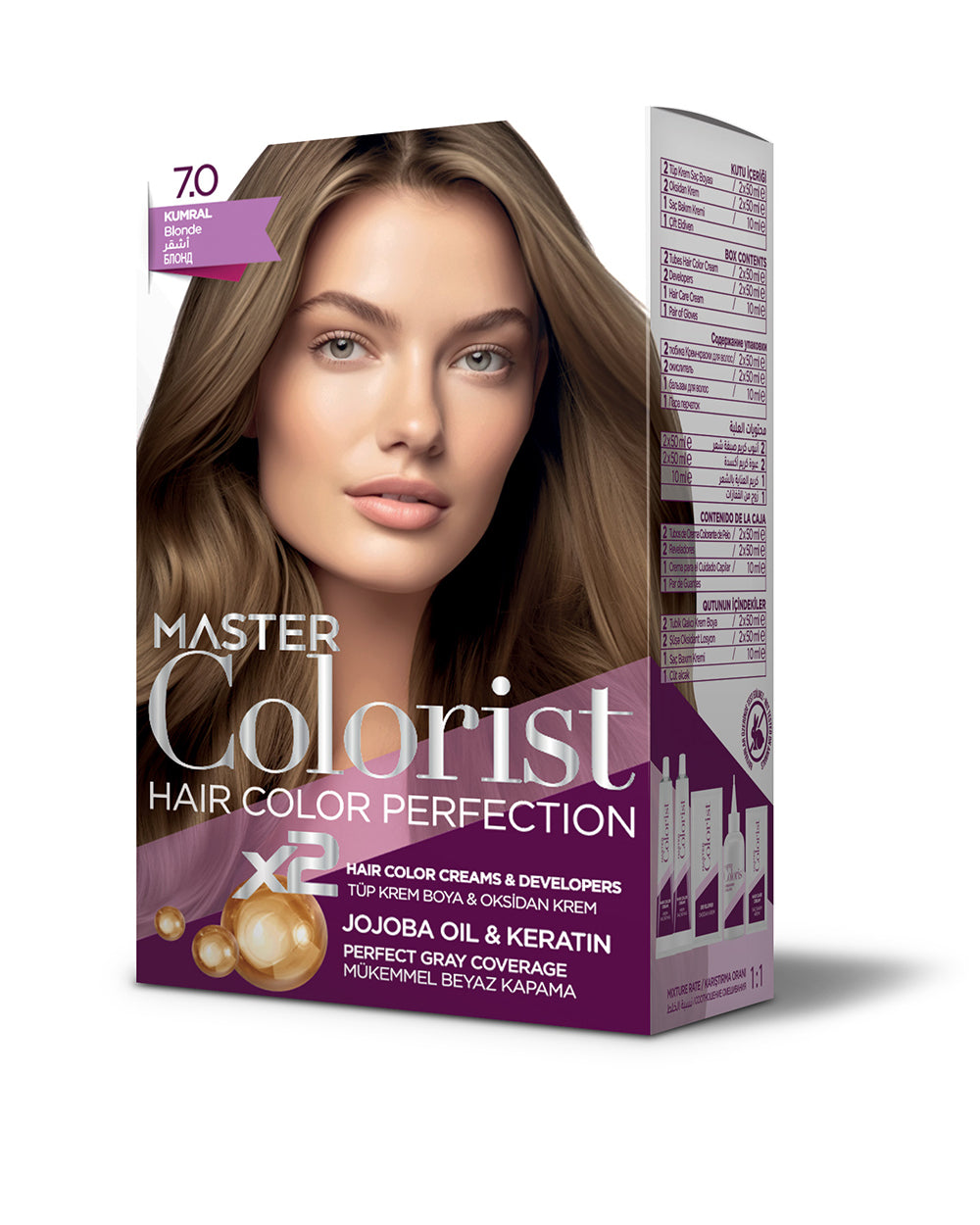 MASTER COLORİST SET BOYA 7.0 KUMRAL