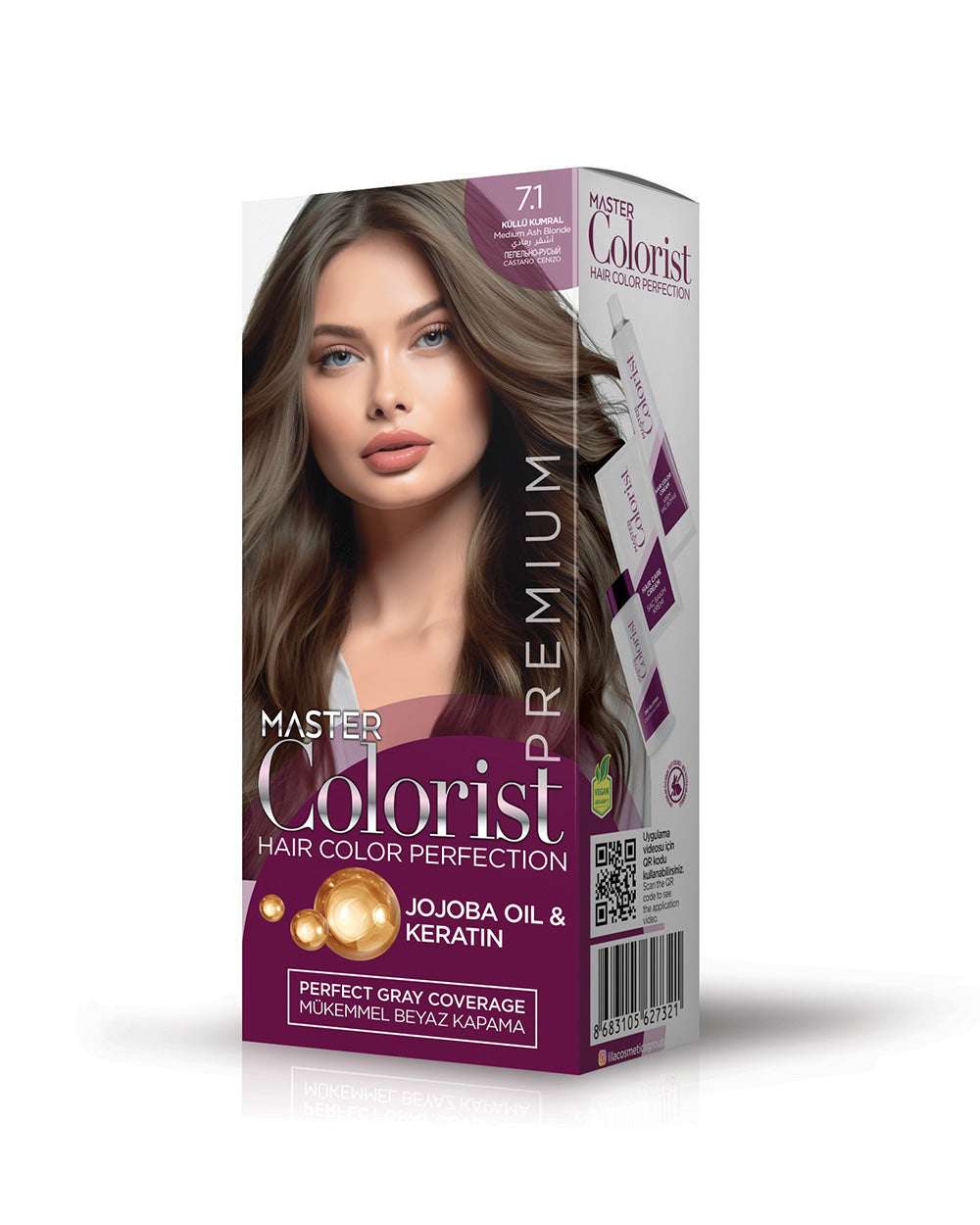MASTER COLORIST PREMIUM YARI KİT  7.1 KÜLLÜ KUMRAL