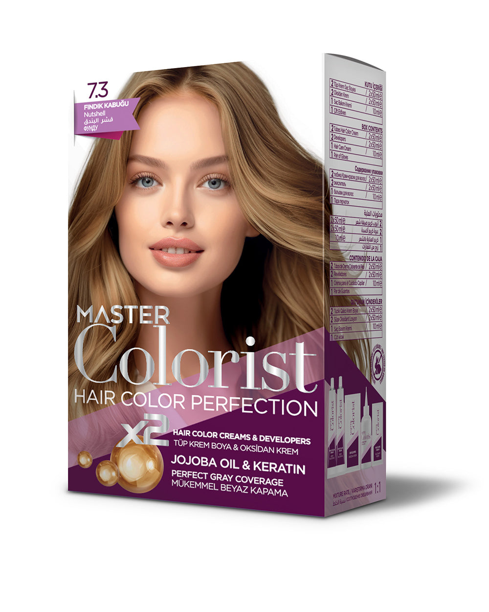 MASTER COLORİST SET BOYA 7.3 FINDIK KABUĞU