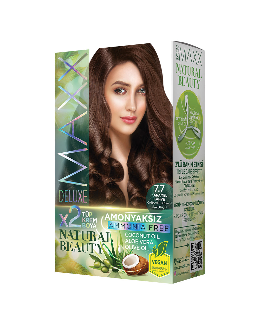 Maxx Deluxe Set Boya Amonyaksız 7.7 Koyu Karamel