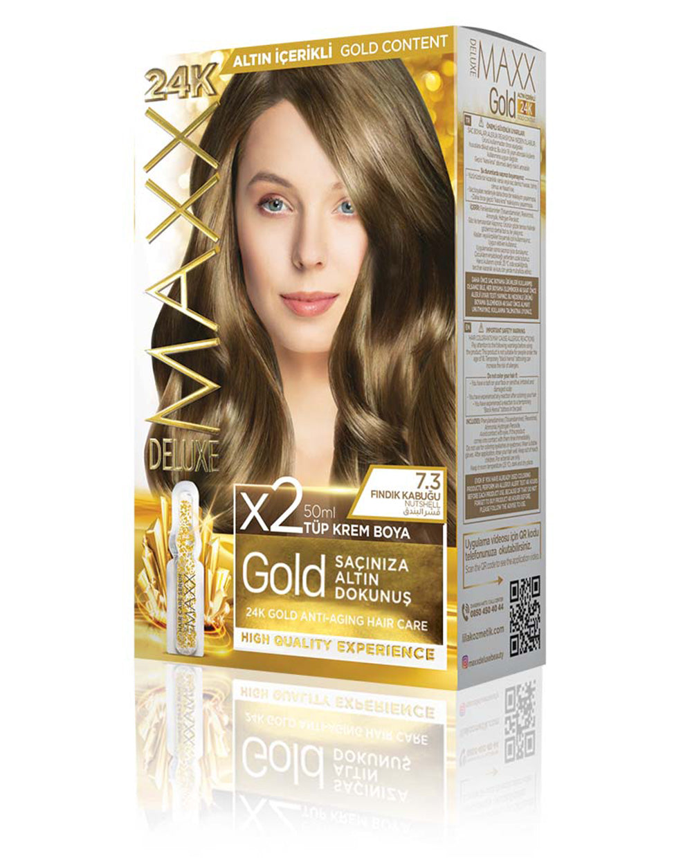 MAXX DELUXE GOLD SET BOYA 7.3 FINDIK KABUĞU