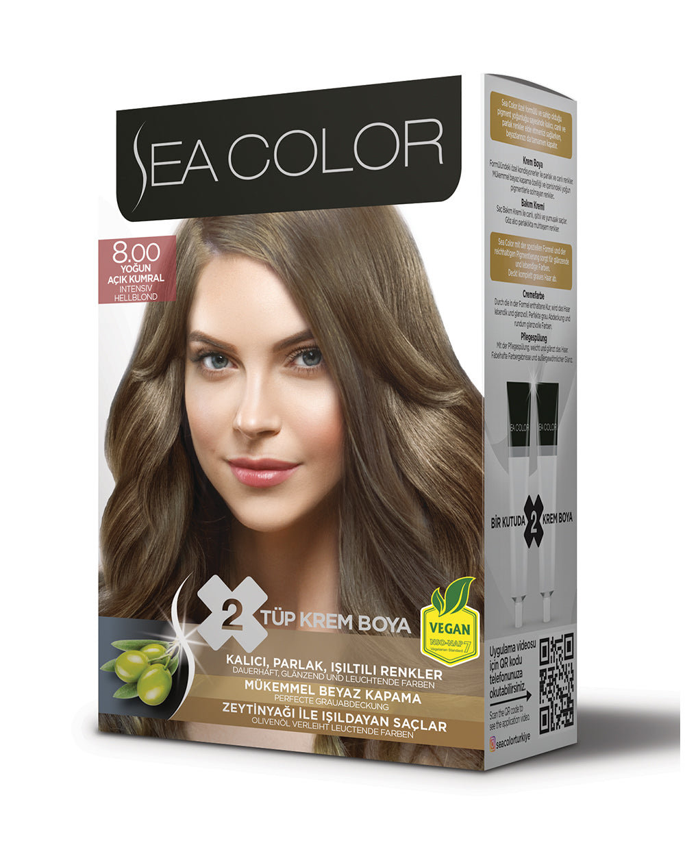 SEA COLOR SET BOYA 8.00 YOĞUN AÇIK KUMRAL