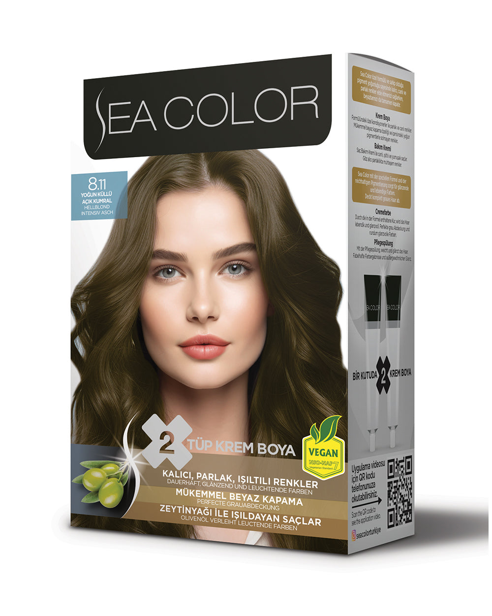 SEA COLOR SET BOYA 8.11 YOĞUN AÇIK KÜLLÜ KUMRAL