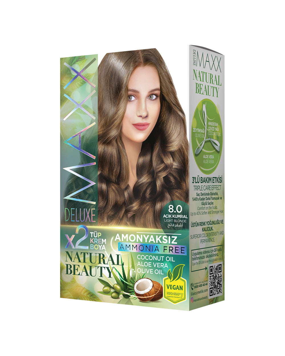 MAXX DELUXE SET BOYA AMONYAKSIZ 8.0 AÇIK KUMRAL