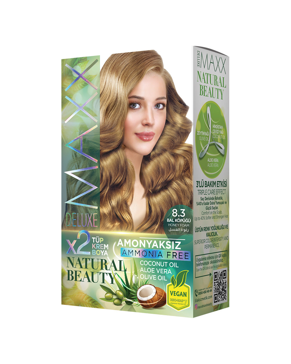 Maxx Deluxe Set Boya Amonyaksız 8.3 Bal Köpüğü
