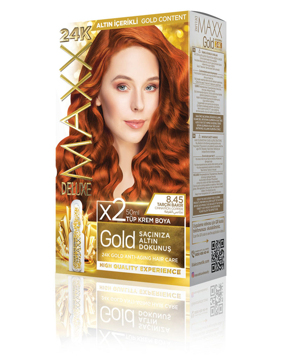 MAXX DELUXE GOLD BEAUTY SET BOYA 8.45 TARÇIN BAKIR