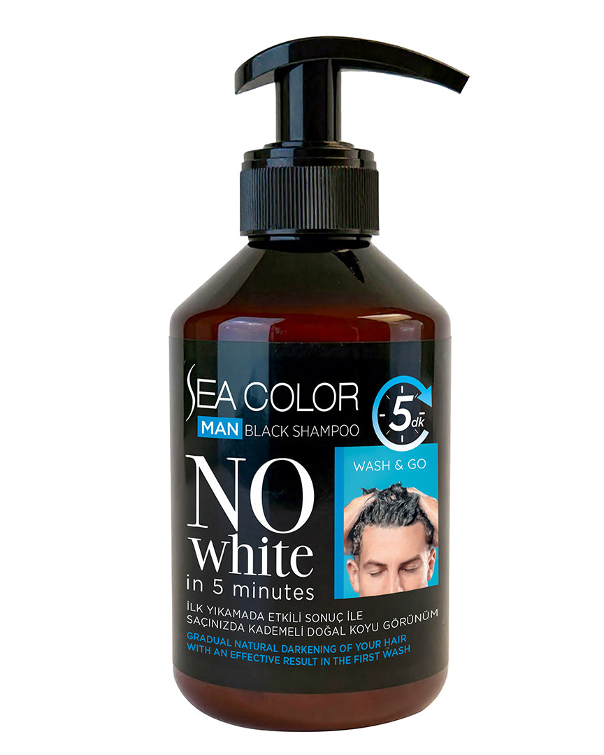 SEA COLOR NO WHITE ERKEK SAÇ ŞAMPUANI 250 ML