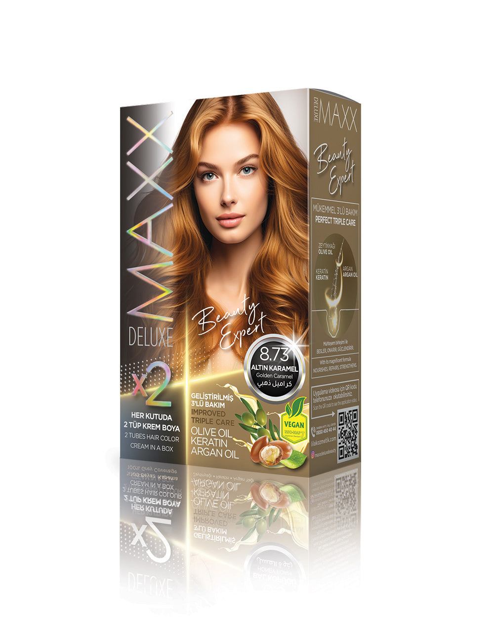 Maxx Deluxe Set Boya 8.73 Altın Karamel