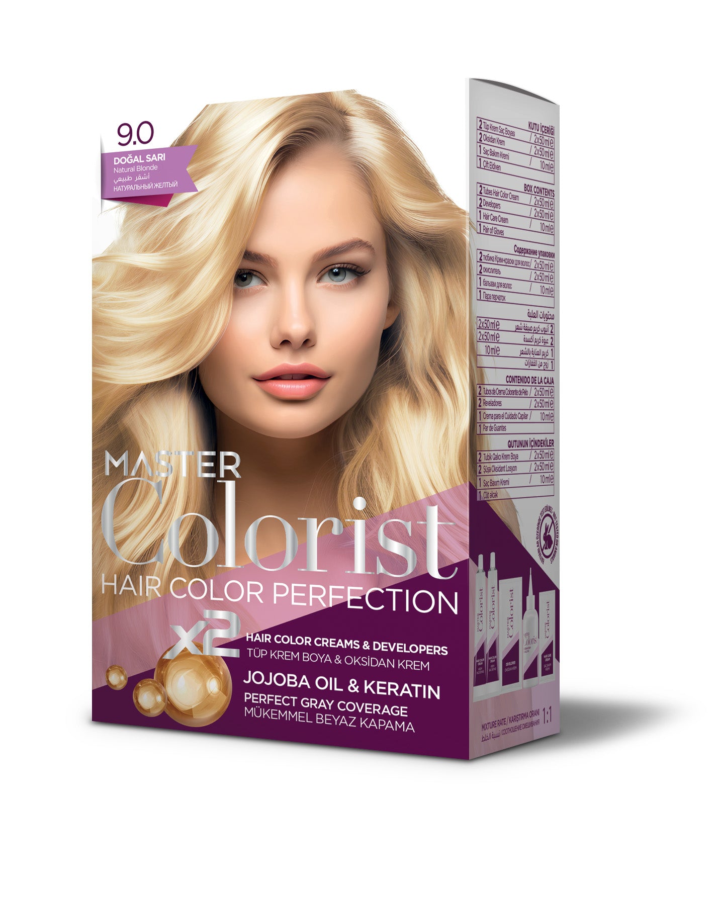 Master Colorist Set Boya 9.0 Doğal Sarı
