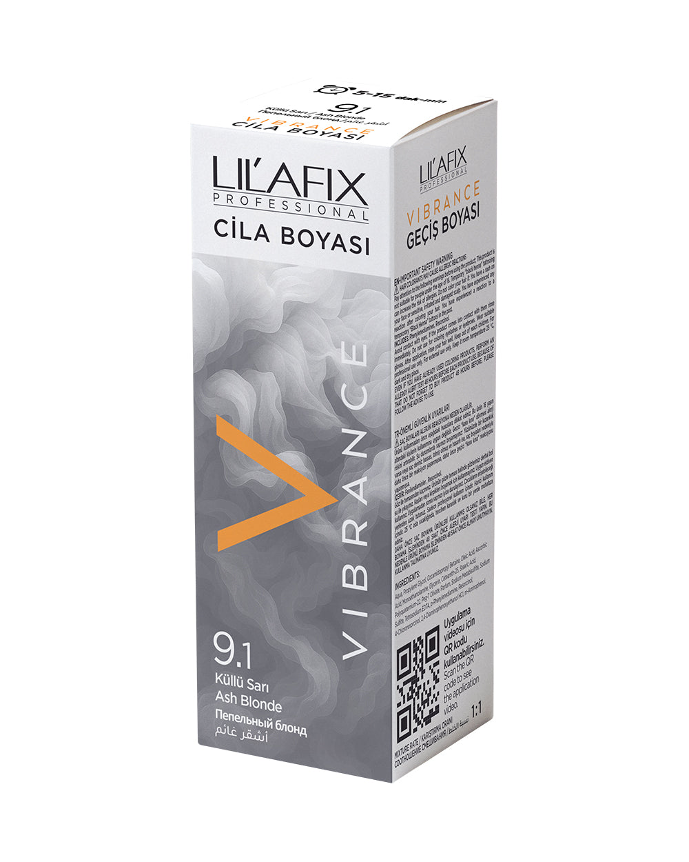 LİLAFİX VIBRANCE CİLA BOYASI 9.1 KÜLLÜ SARI