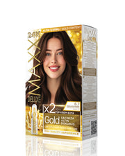 Maxx Deluxe Gold Beauty Set Boya 6.7 Çikolata Kahve