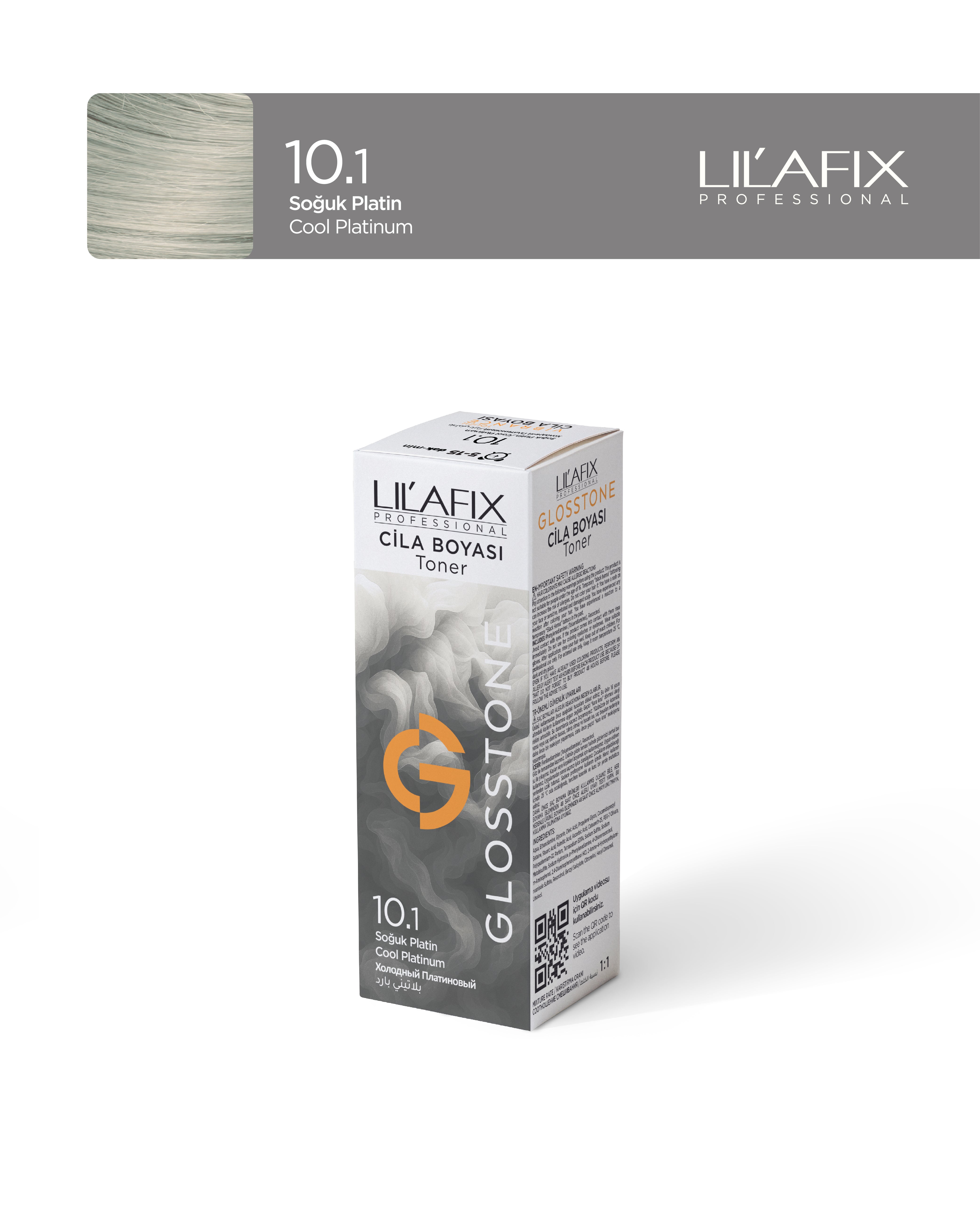 Lilafix Glosstone Saç Cila Boyası 100 ml 10.1 Soğuk Platin
