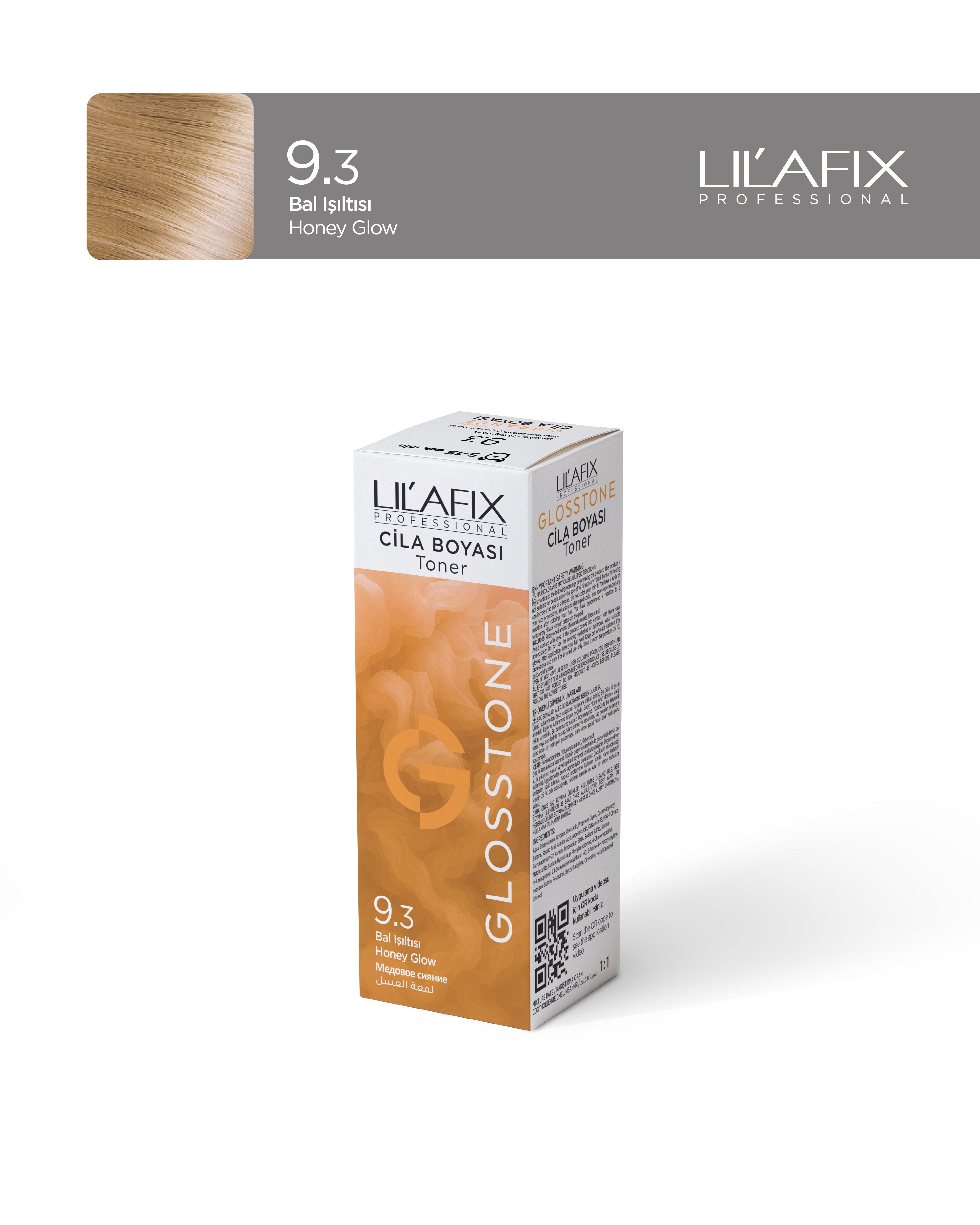 Lilafix Glosstone Saç Cila Boyası 100 ml 9.3 Bal Işıltısı