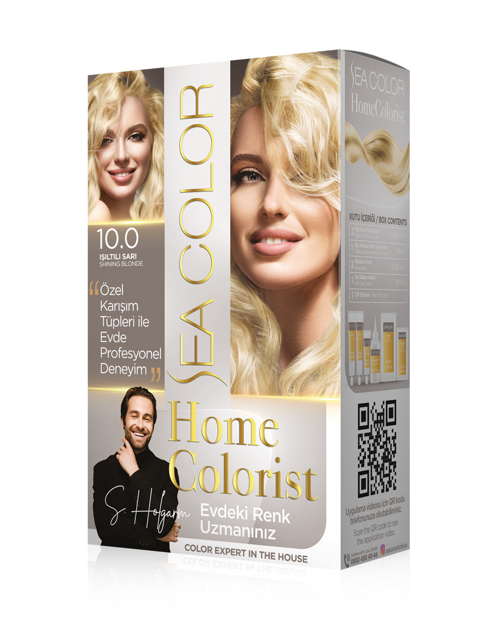SEA COLOR HOMECOLORİST SET BOYA 10.0 IŞILTILI SARI