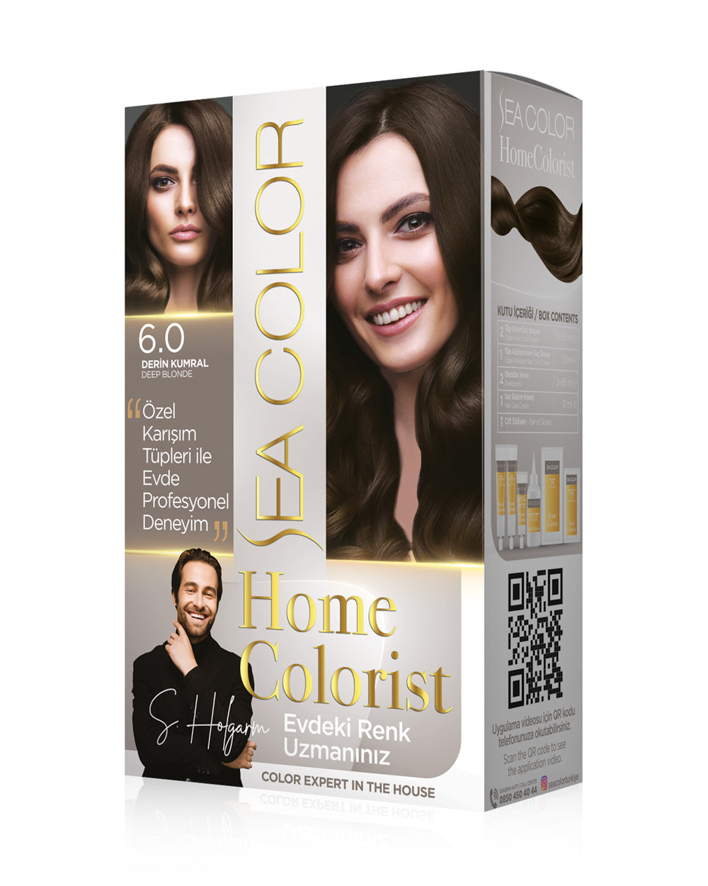 SEA COLOR HOMECOLORİST SET BOYA 6.0 DERİN KUMRAL