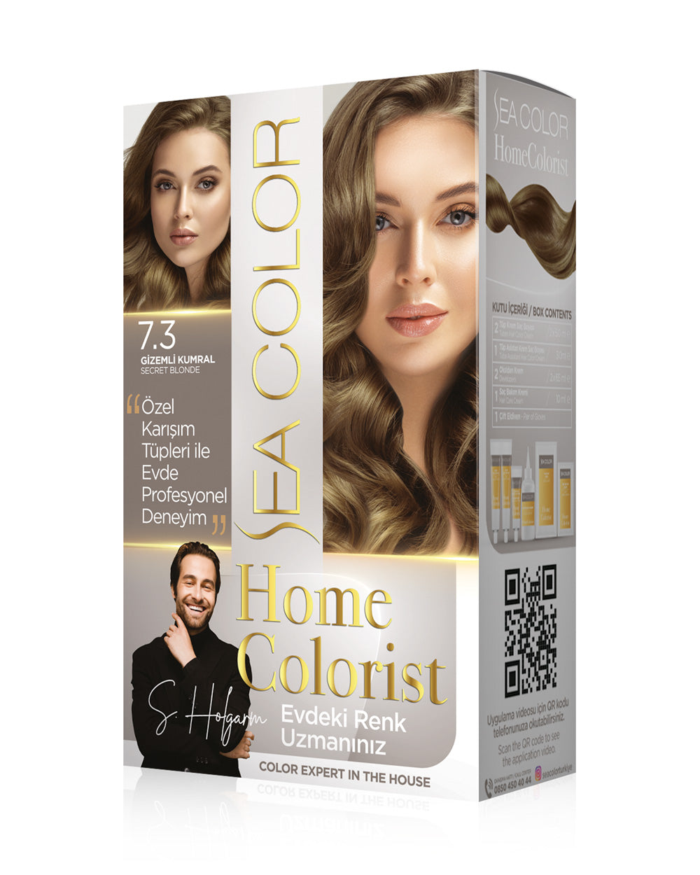 SEA COLOR HOMECOLORİST SET BOYA 7.3 GİZEMLİ KUMRAL