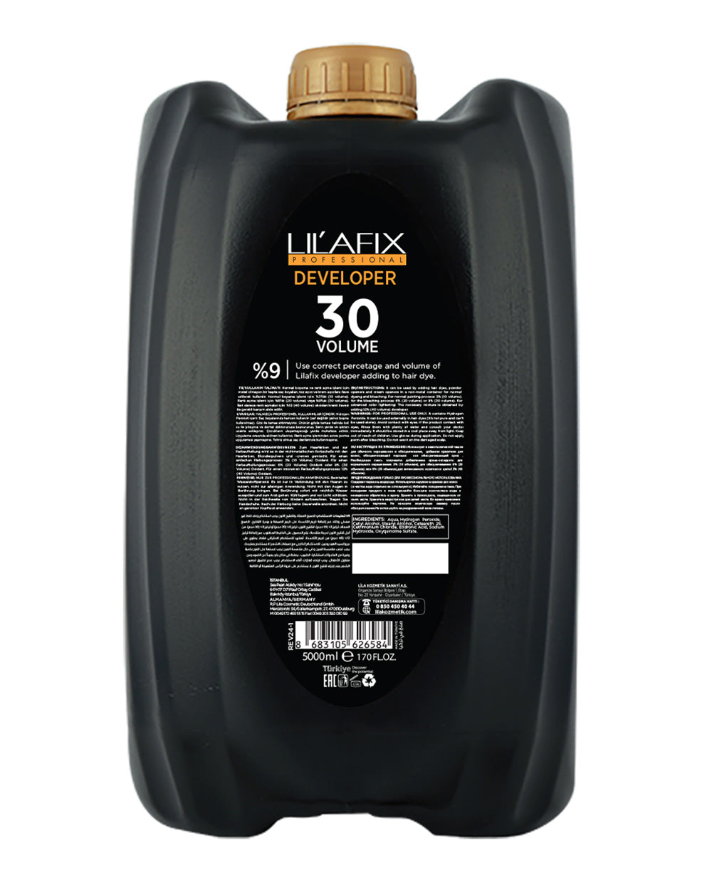 LİLAFİX OKSİDAN 5000 ML 30 VOLUME