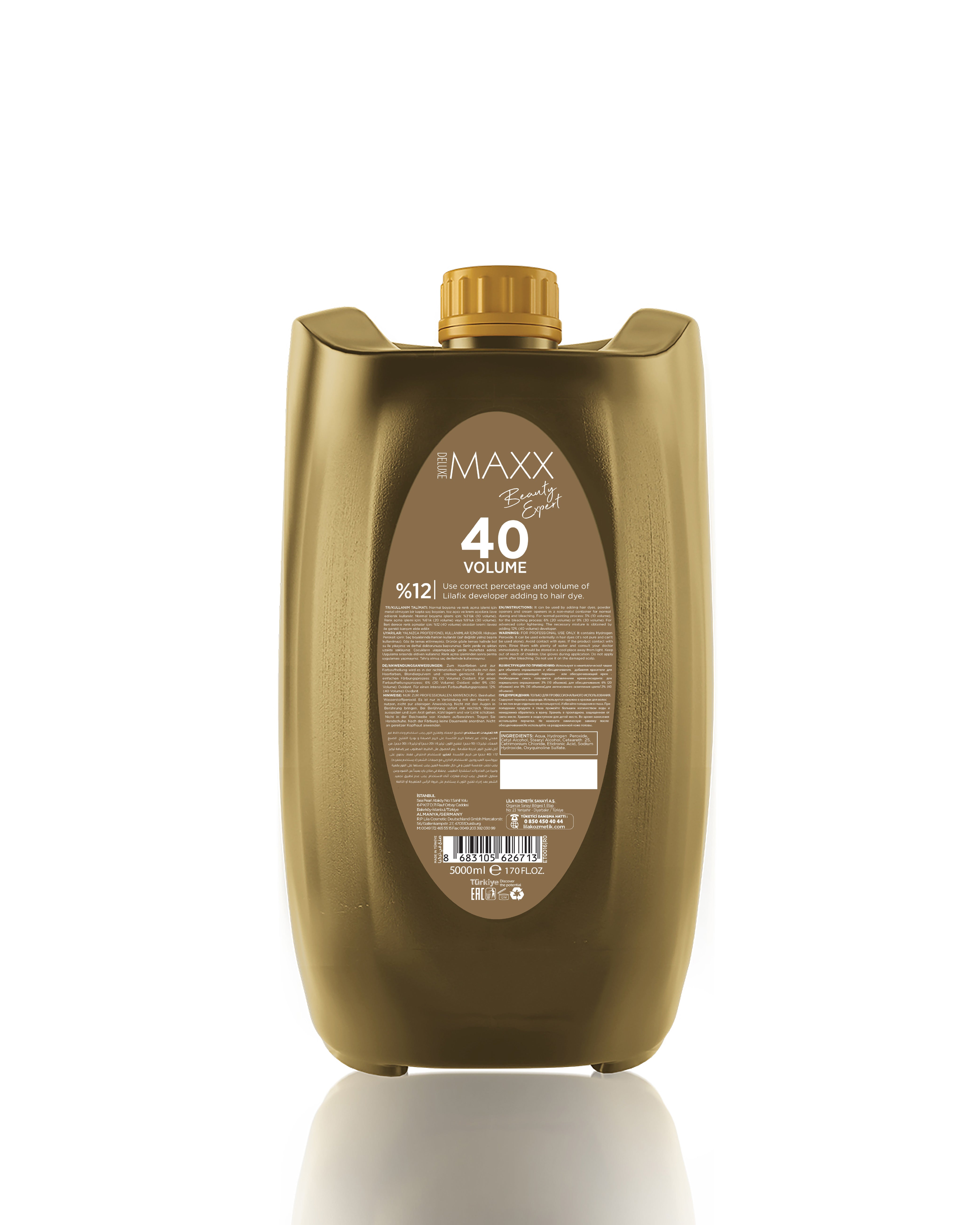 MAXX DELUXE BEAUTY EXPERTY OKSİ. KREM 40V 5000 ML